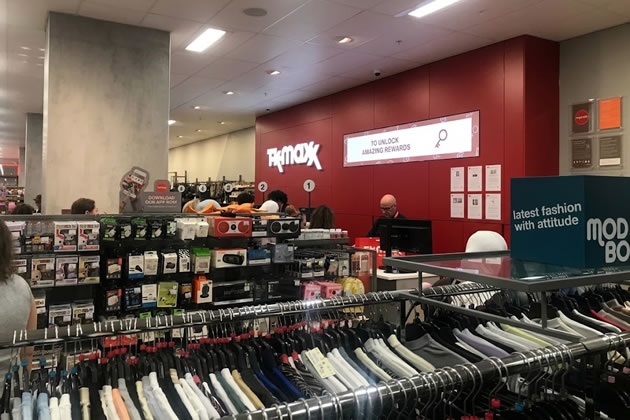 The interior of the new store