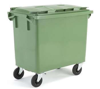 Green industrial bin