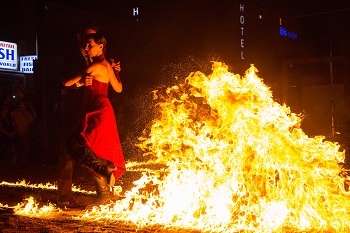 Tango on fire