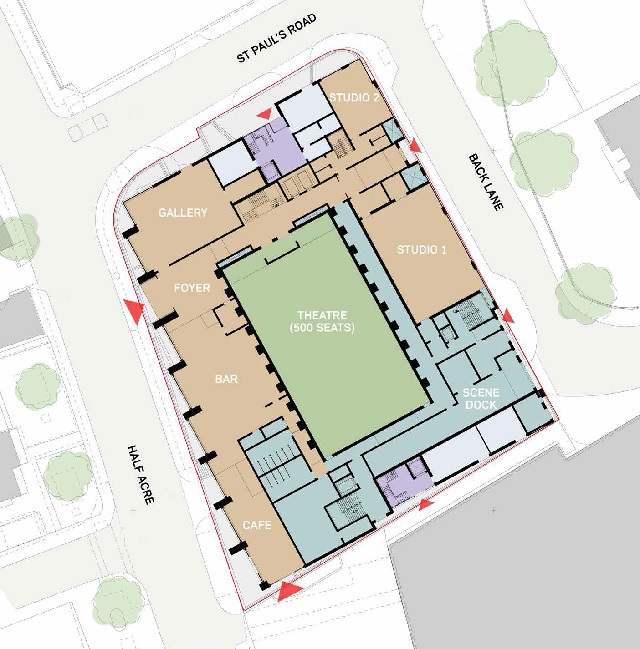 Arts centre plan