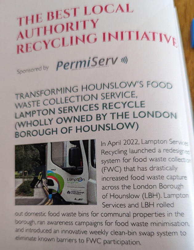 Recycling award nominations