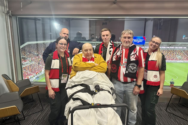 Wish Comes True for Terminally Ill Brentford Fan