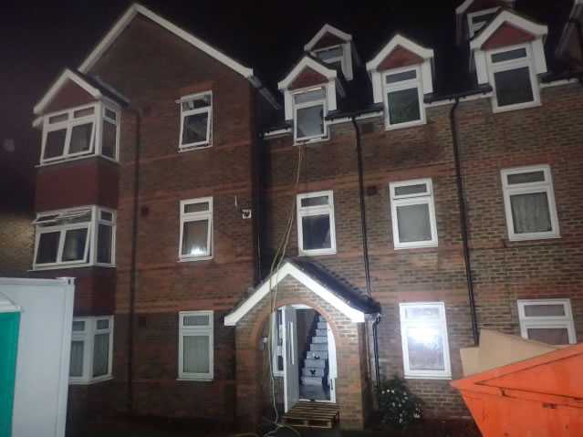 Fire Hits Boston Manor Road Flats