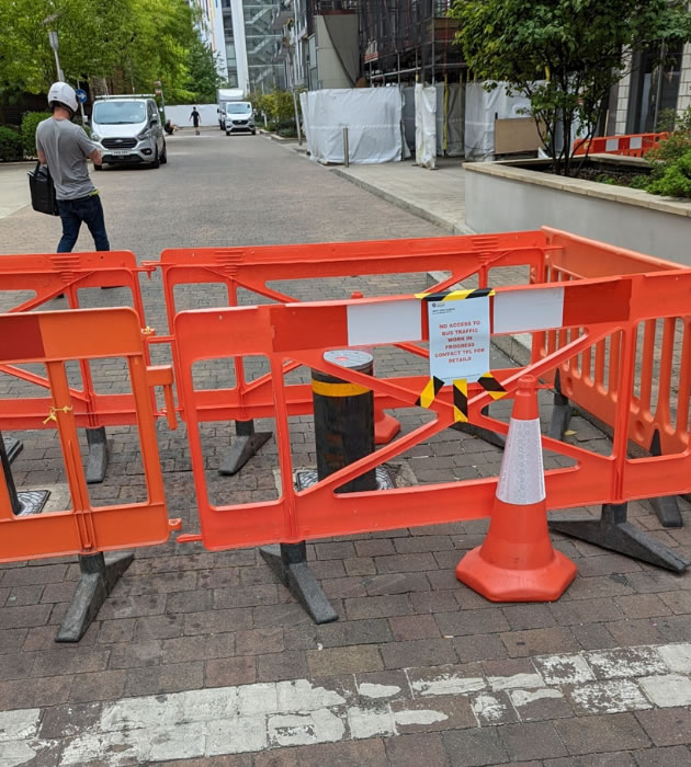 Bollards at the Great West Quarter