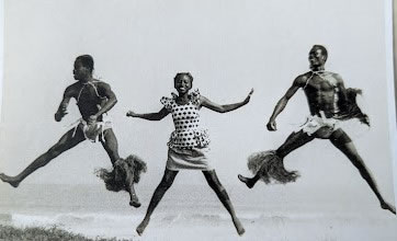 leaping dancers