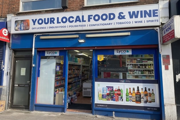 The store is at 491b London Road
