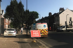 Acton Lane to Remain Closed After Water Main Burst
