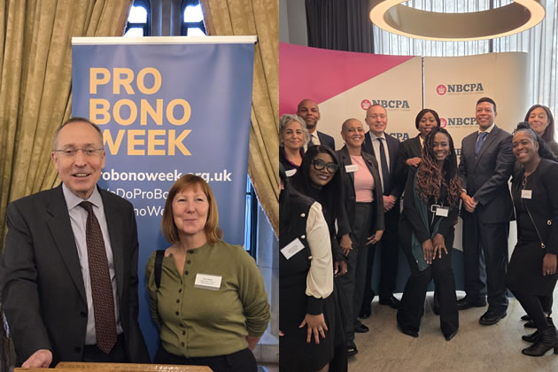 irst is of Andy at Pro Bono Week with Sue James, former Director of H&F Law Centre who now runs Legal Action Group.