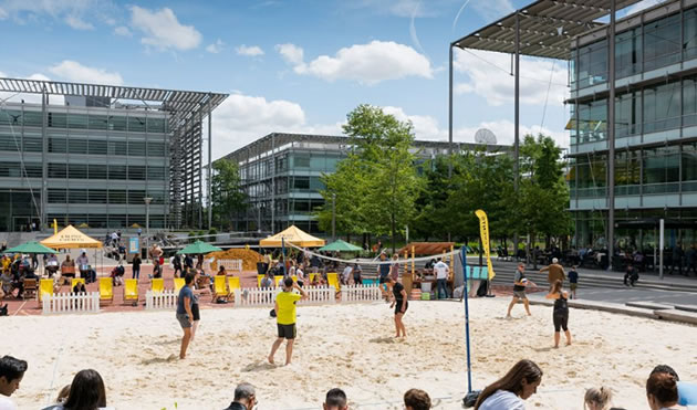 beach volleyball chiswick park 