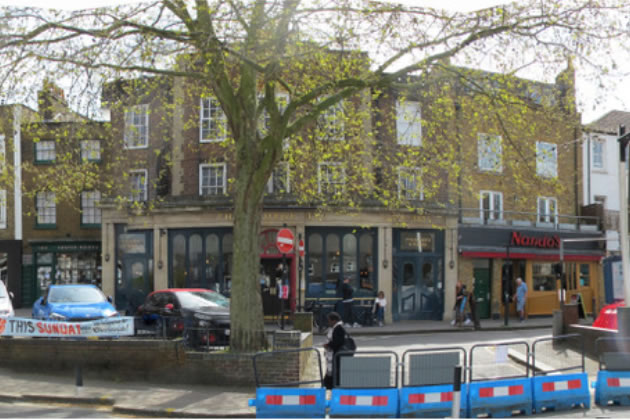 The car park in the centre of Chiswic