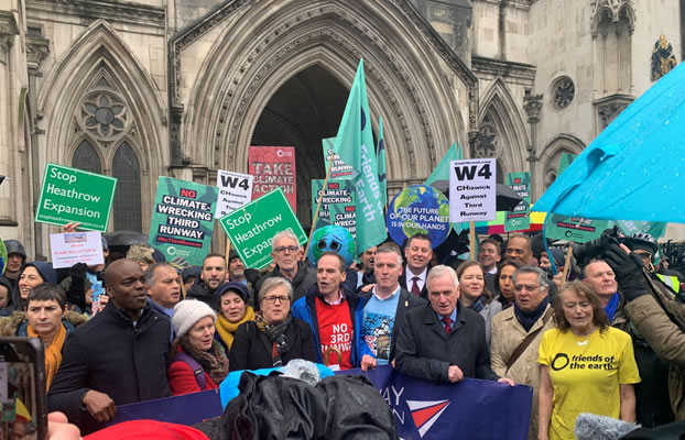 CHATR placards can be seen outside the Court of Appeal 