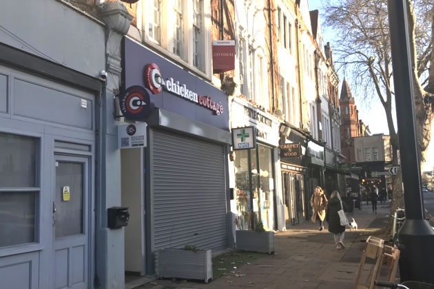 Chicken Cottage at 12 Chiswick High Road