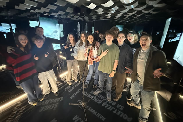 Evenings were filled with live music and shared performances