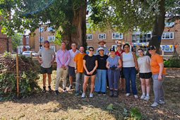 Volunteers Transform Neglected Church Path Green Space