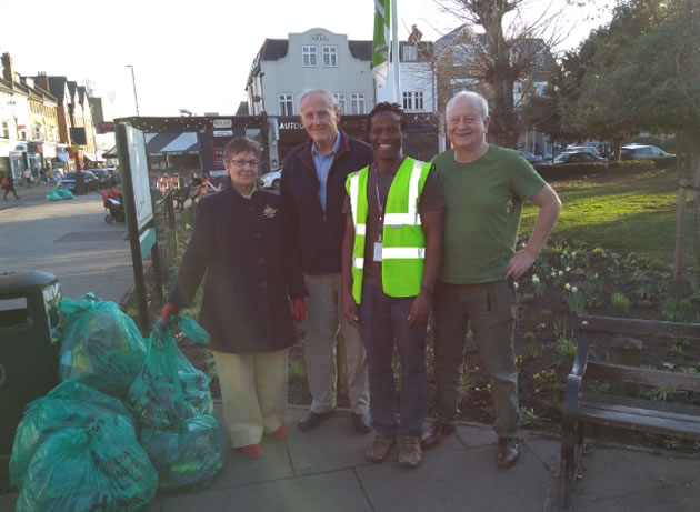 councillors clean up 