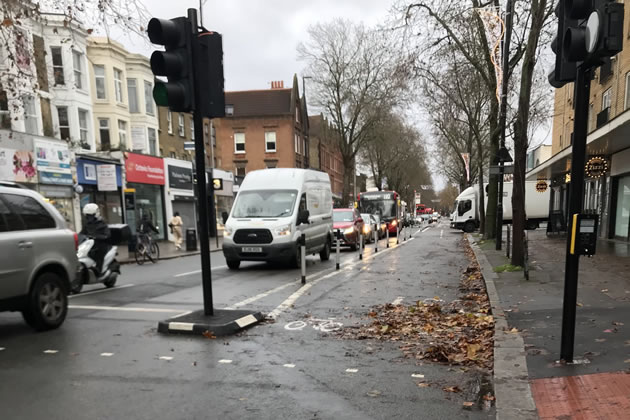 Temporary cycleway finally up and running