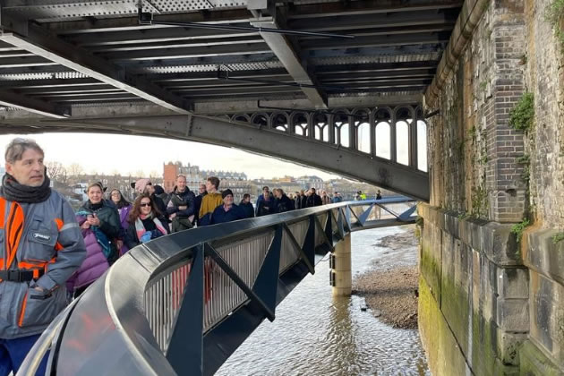 Members of the public can now use the Dukes Meadows Footbridge