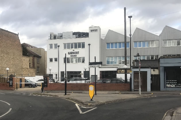 The Garment Building on Fishers Lane 