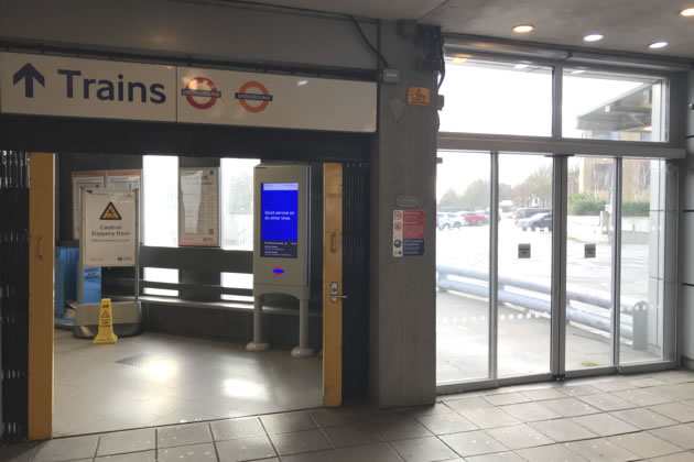 The existing station entrance is not visible from Chiswick High Road