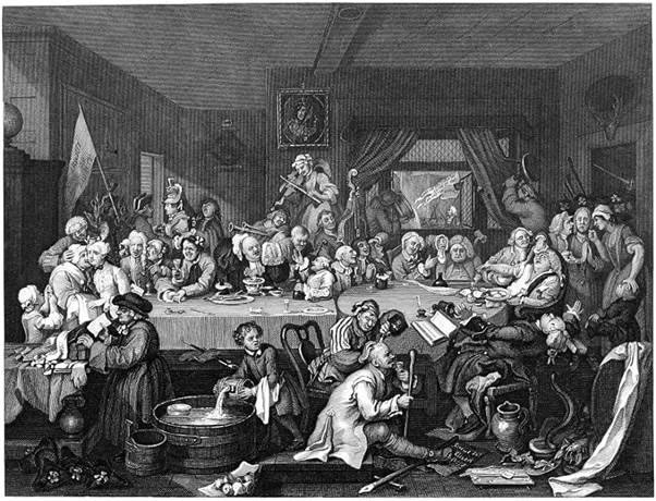 Hogarth, An Election Entertainment