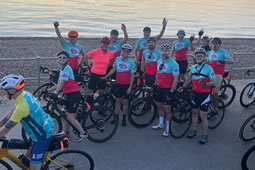 Cycling Team Completes 210-mile Coast-to-coast Challenge