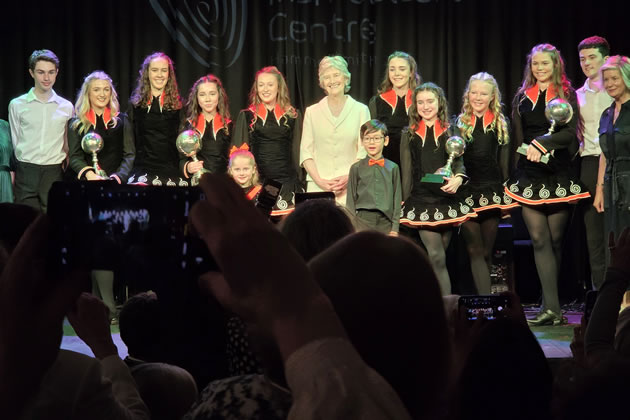 The Irish President Catherine Connolly at the Irish Cultural Centre in Hammersmith