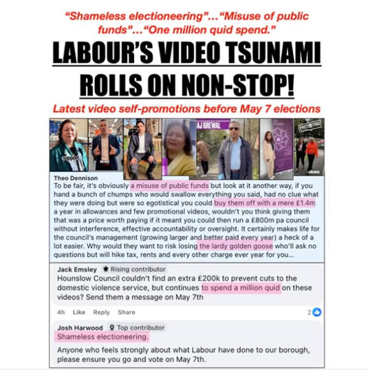 Labour&rsquo;s video tsunami