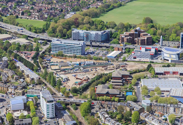 Lionel Road development site as it is at the moment 