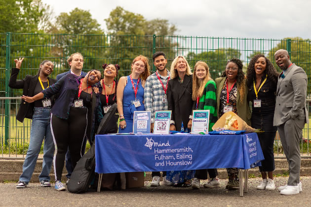 The Hammersmith, Fulham, Ealing and Hounslow Mind with Chiswick School Head Teacher Laura Ellener