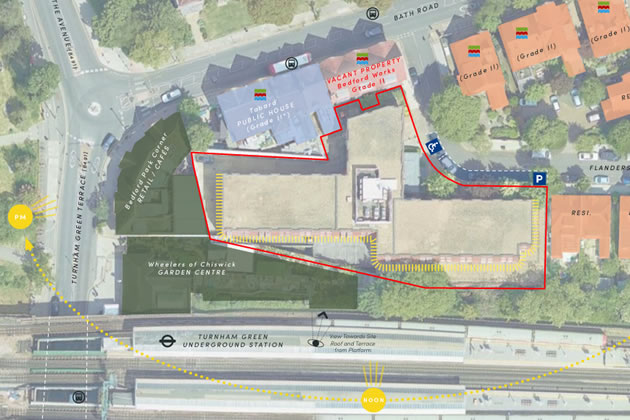 The site of the planned centre.