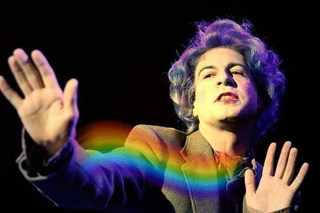 Mark Farrelly as Quentin Crisp 