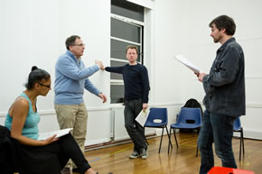 Cathy Tyson in rehearsal; Pic- Richard Davenport 