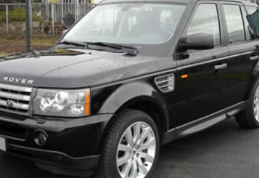 a Range Rover car