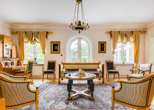 reception room in ten million pound house 