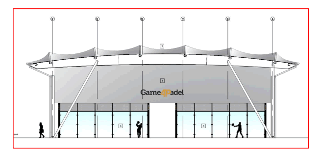 A drawing of the new facility from planning application documents 