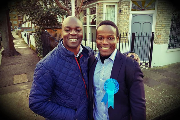 Shaun Bailey and Cllr Ron Mushiso