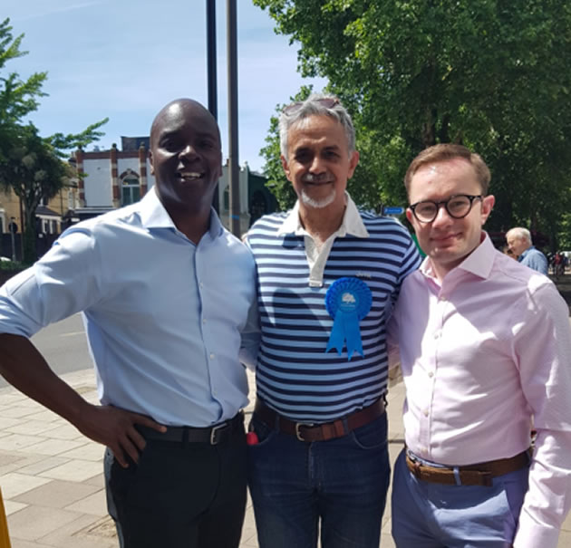 shaun bailey with ranjit gill and  Nick rogers 