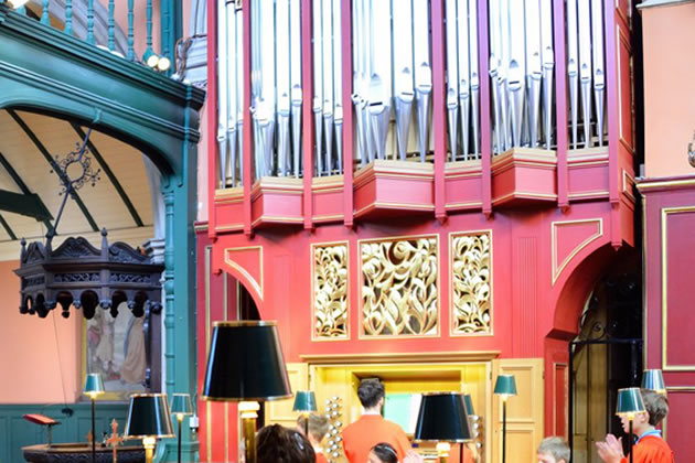 The organ at St. Michael and All Angels