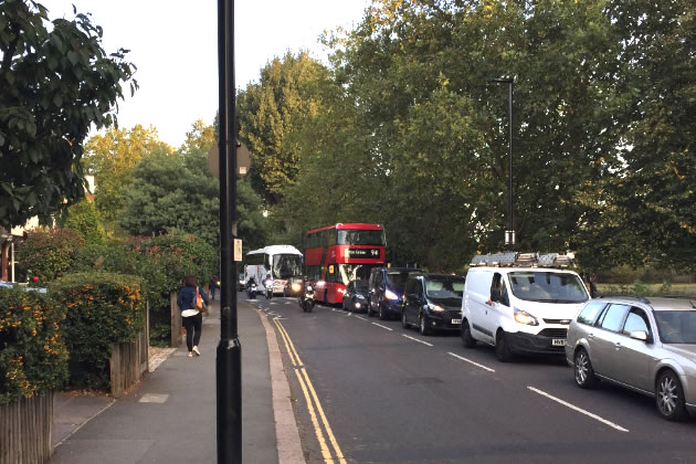 Static traffic on South Parade a regular occurrence