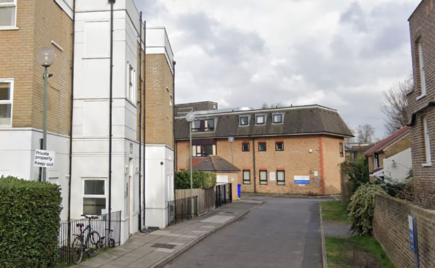 The temporary medical centre at Stamford Brook