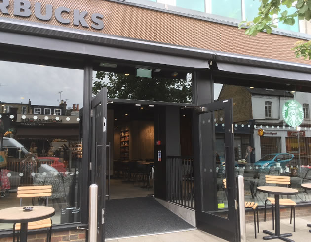 starbucks new store at turnham green terrace