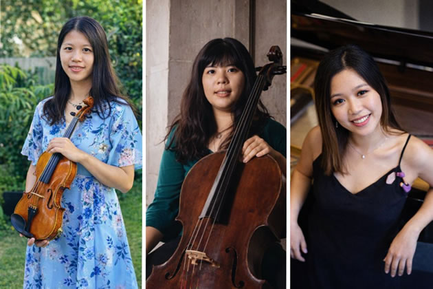 The trio will perform works by Bridge and Shostakovich 