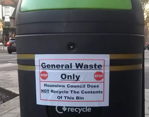 image of street bin 