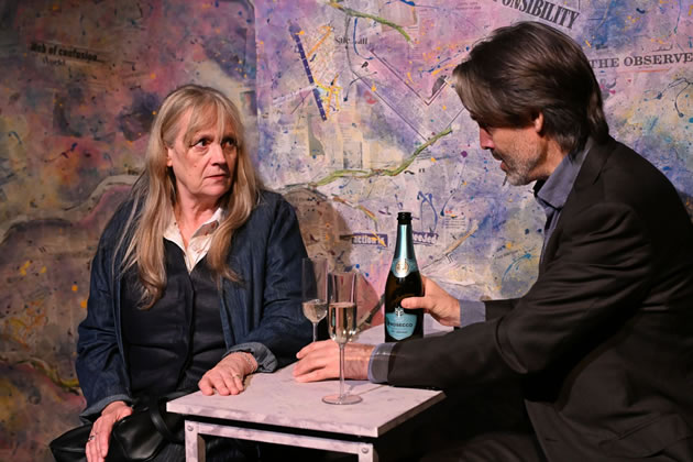 Sarah Berger as Beth and Jonathan Sidgwick as Doug