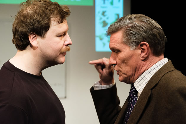 The two hander goes deeper than a disagreement about acting styles