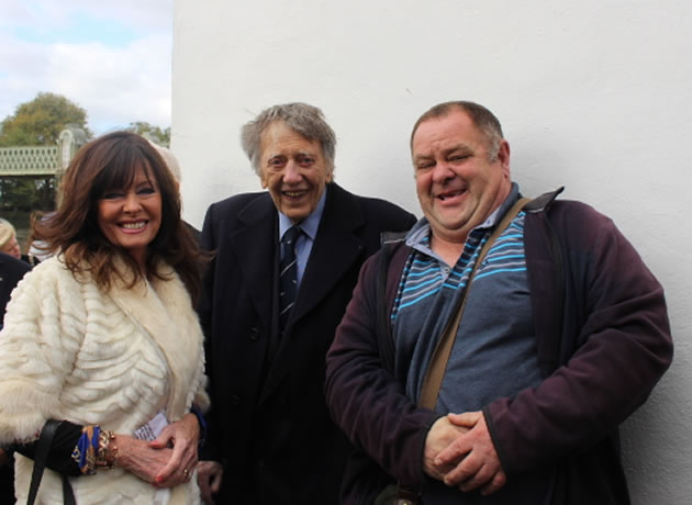 Vicki Michelle, Air Commodore Charles Clarke OBE and Tom Doran