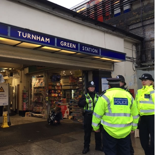 police patrolling turnham green