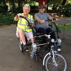 tricycle for the blind and visually impaired 