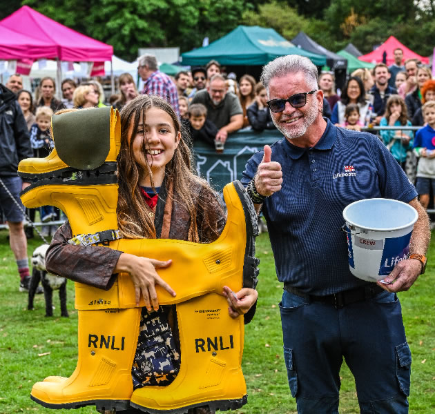 The RNLI's Wellie Dog 