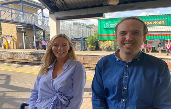 Canvassing in the soon to be Brentford West ward with fellow Conservative Candidate Zoe Nixon